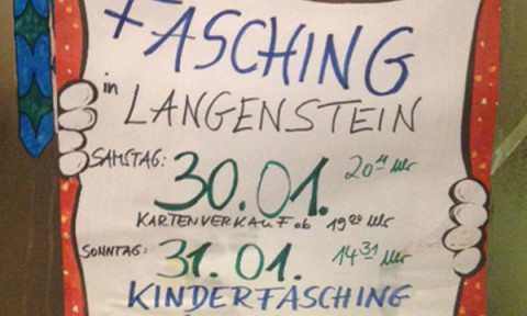 Faschingsveranstaltung Langenstein 2016